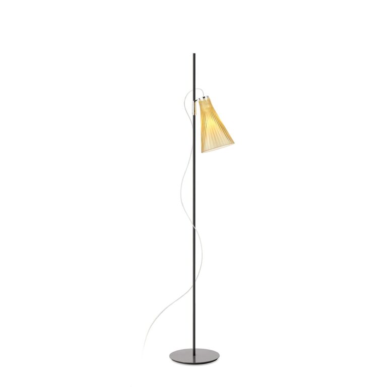 K-LUX Gulvlampe Straw Yellow/Sort