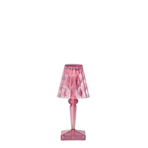 Kartell BATTERY Transportabel Lampe Pastel Pink