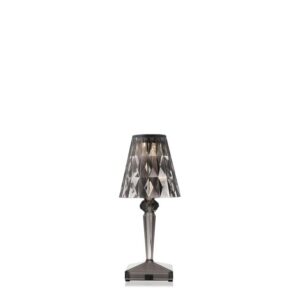 Kartell BATTERY Transportabel Lampe Smoke