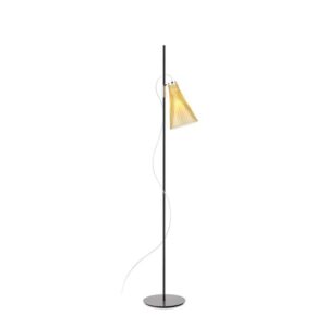 Kartell K-LUX Gulvlampe Straw Yellow/Sort