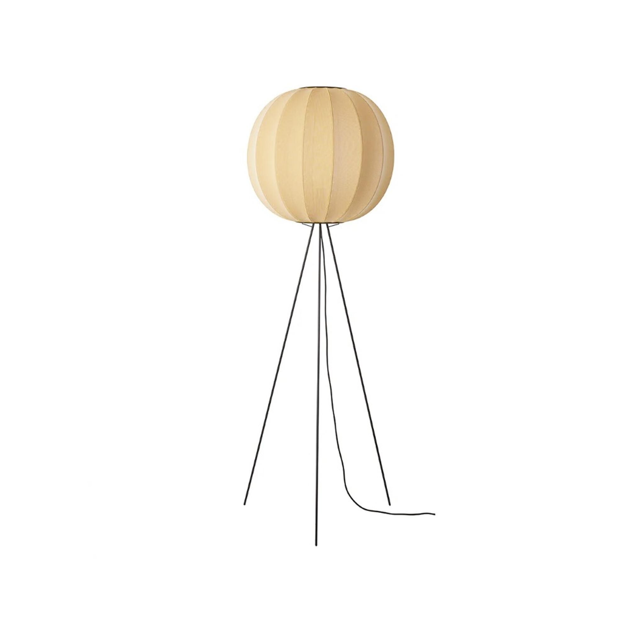 Knit-Wit Round Gulvlampe Høj Ø60 Sunrise