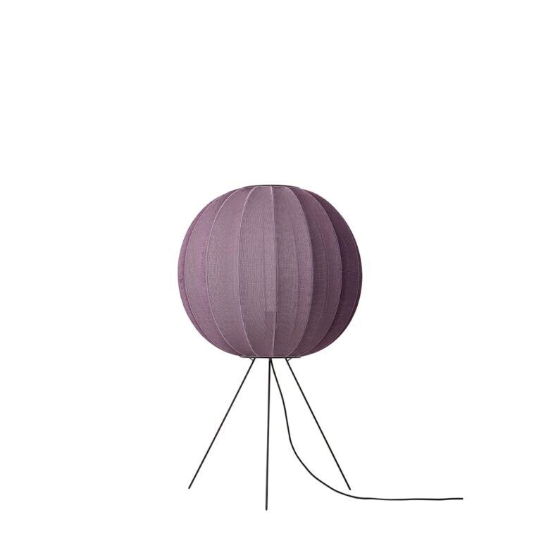 Knit-Wit Round Gulvlampe Ø60 Medium Burgundy