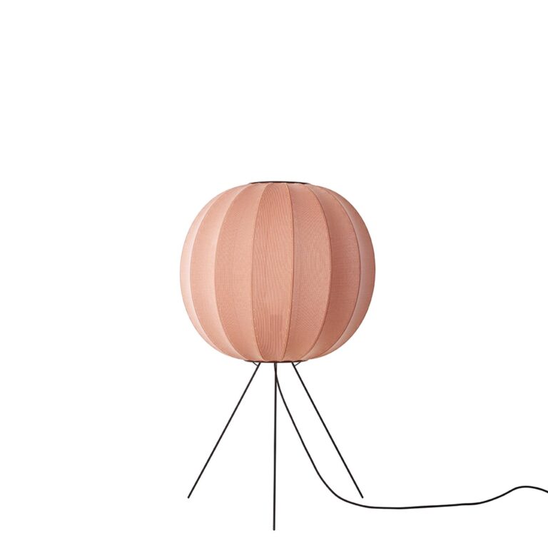 Knit-Wit Round Gulvlampe Ø60 Medium Coral
