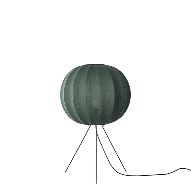Knit-Wit Round Gulvlampe Ø60 Medium Seagrass
