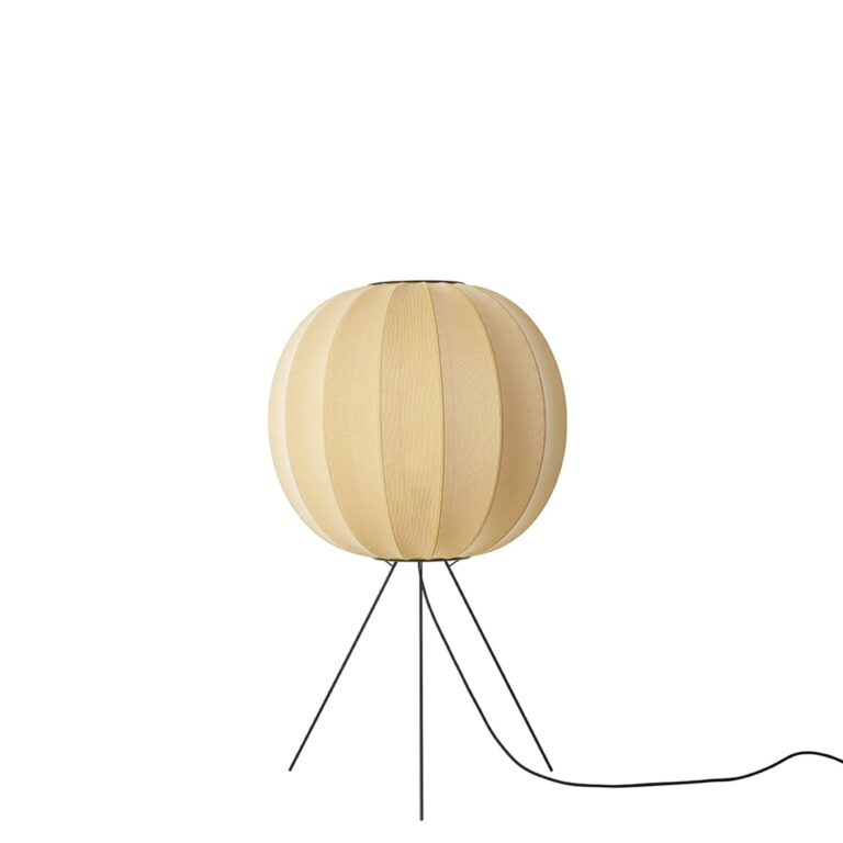 Knit-Wit Round Gulvlampe Ø60 Medium Sunrise