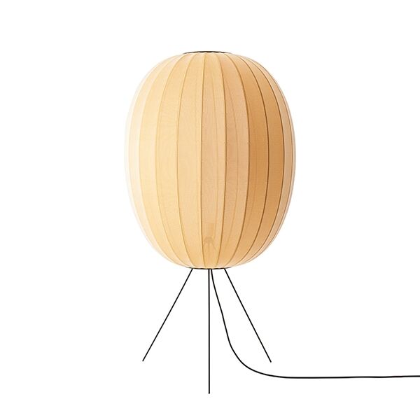 Knit-Wit Round Gulvlampe Ø65 Medium Gul