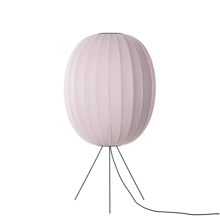 Knit-Wit Round Gulvlampe Ø65 Medium Lyserød