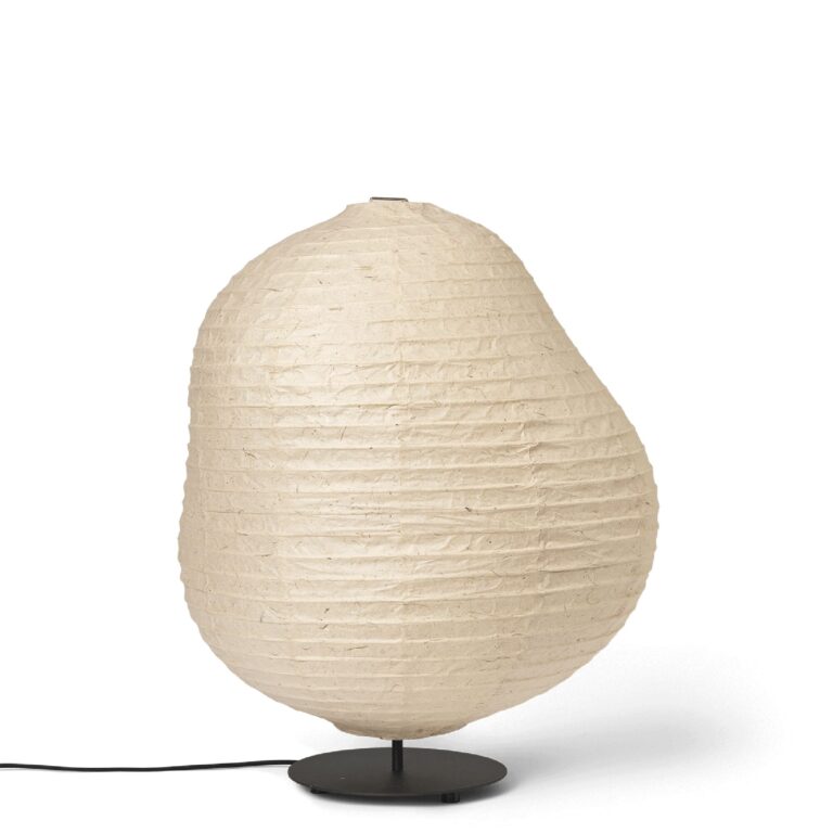 Kurbis Gulvlampe Lav Natural/Sort