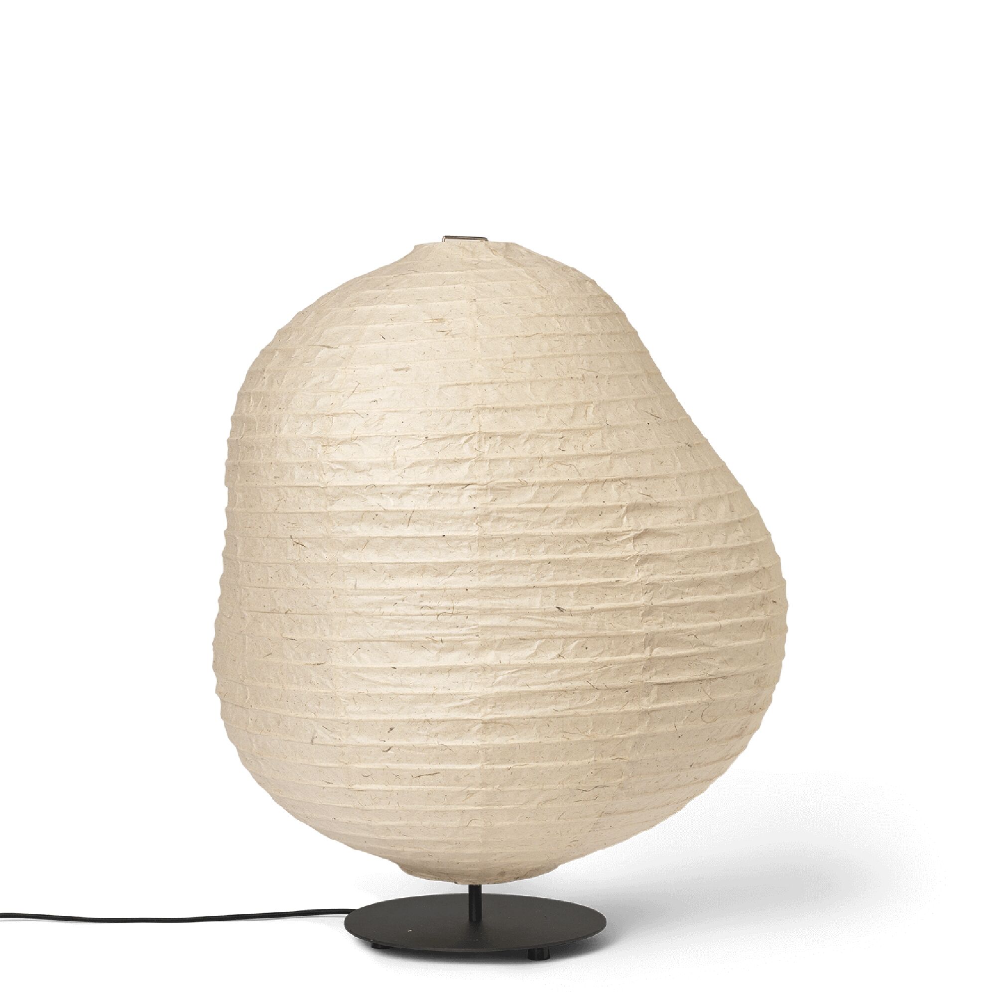 Kurbis Gulvlampe Lav Natural/Sort