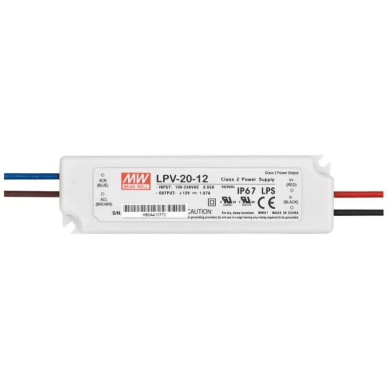 LED Driver CV 12V 20W Ikke Dæmpbar Hvid