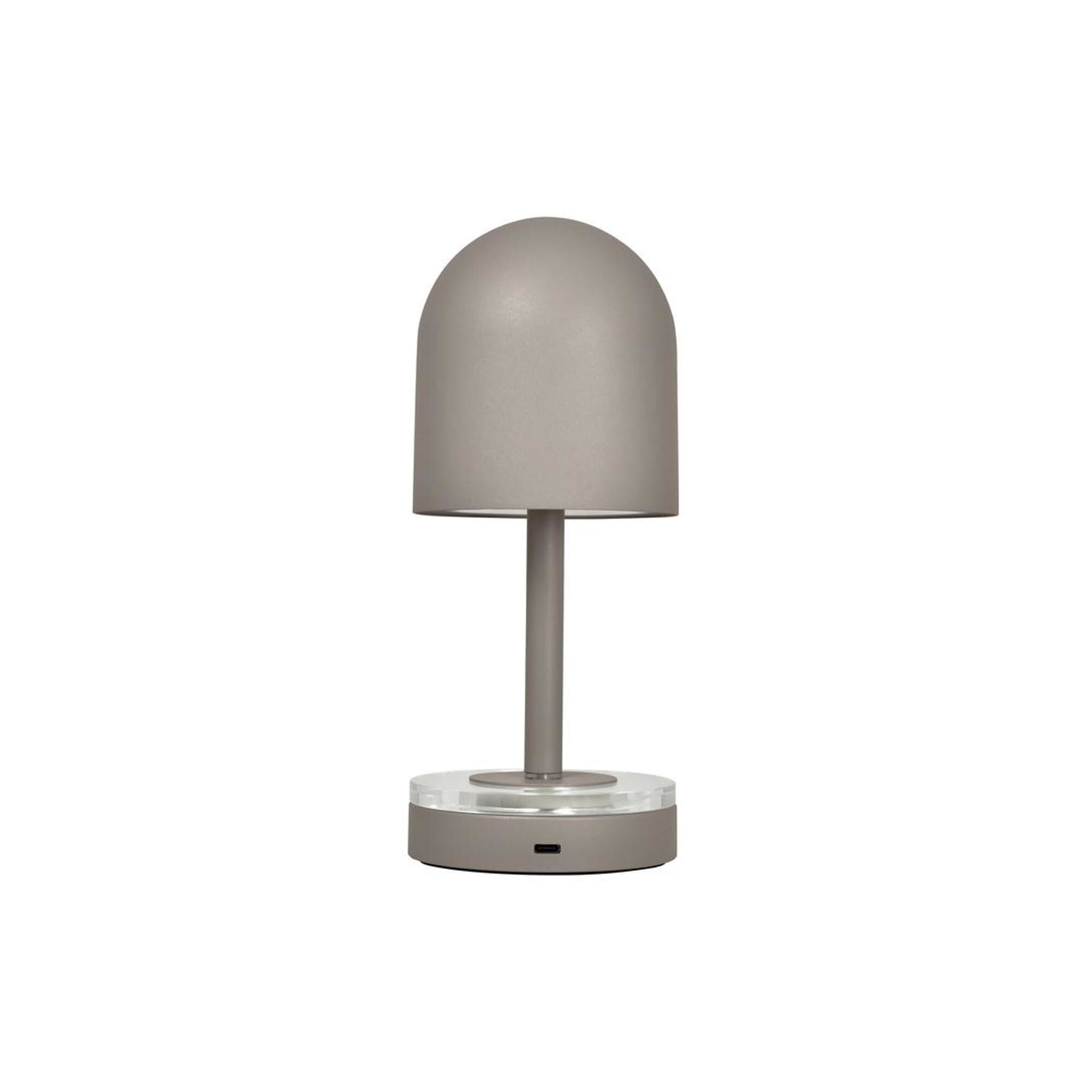 LUCEO Transportabel Lampe Taupe