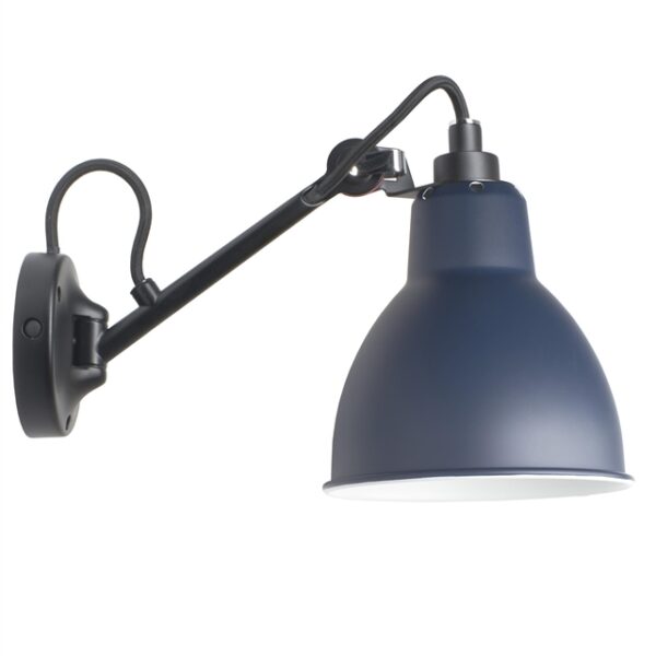 Lampe Gras N104 Væglampe Sort/Blå – DCWéditions