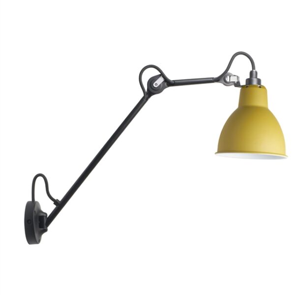 Lampe Gras N122 Væglampe Sort/Gul – DCWéditions