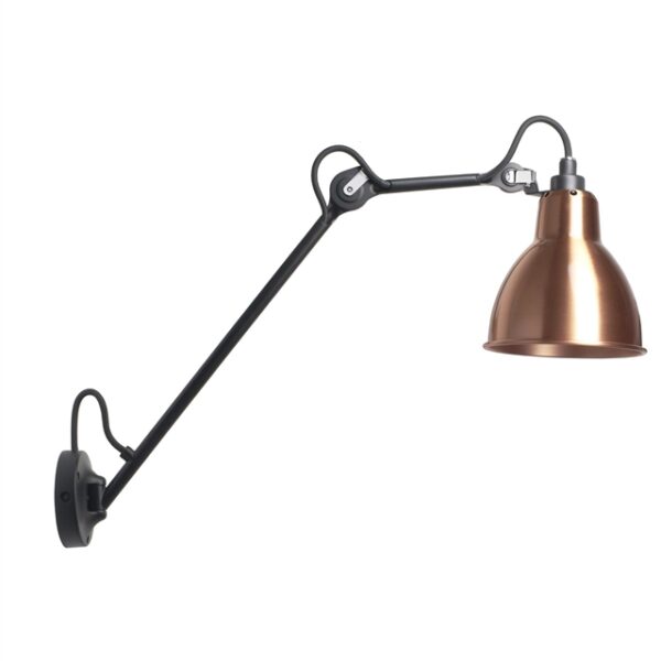 Lampe Gras N122 Væglampe Sort/Kobber – DCWéditions