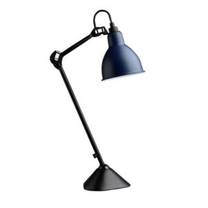 Lampe Gras N205 Bordlampe Mat Sort & Mat Blå