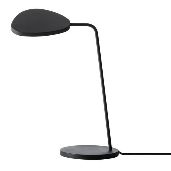 Leaf Bordlampe Sort