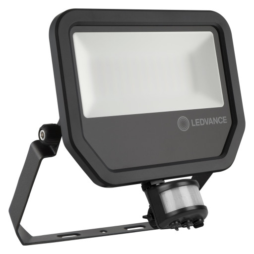 Ledvance LED projektør m/sensor - 50W/4000K - sort