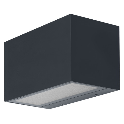 Ledvance Smart+ Wifi Outdoor Brick LED udendørs væglampe - farveskift + hvid - mørkegrå/bred