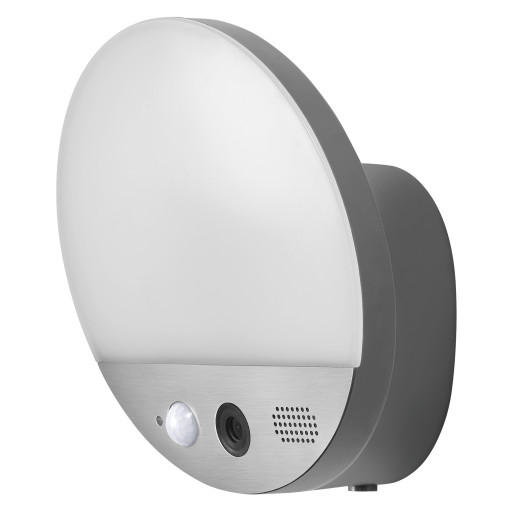 Ledvance Smart+ Wifi Outdoor Round udendørs væglampe m/kamera