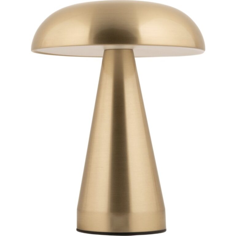 Leitmotiv Rachel genopladelig bordlampe, messing