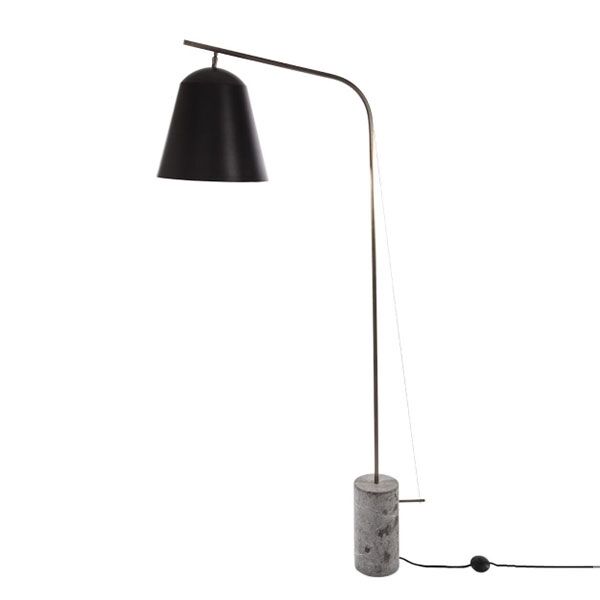 Line Two Gulvlampe Sort