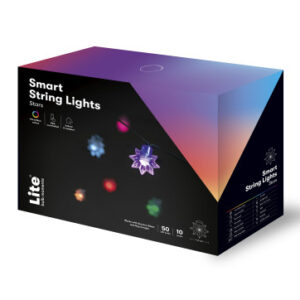 Lite bulb moments app styret udendørs lyskæde m/stjerner
