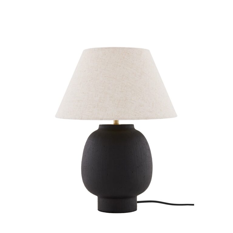 Lorenzo 35 Bordlampe Sort