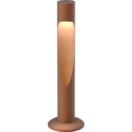 Louis Poulsen Flindt Garden havelampe, 3000K, base, corten, lav