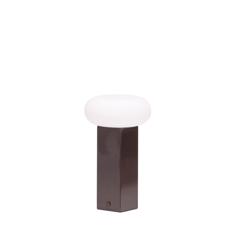 Low Transportabel Lampe Brun