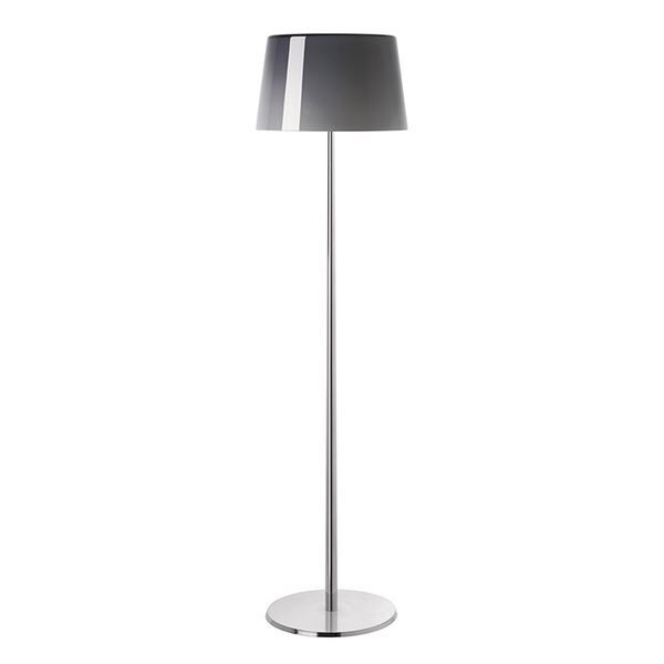 Lumiere Xxl Gulvlampe Aluminium & Grå med Lysdæmper