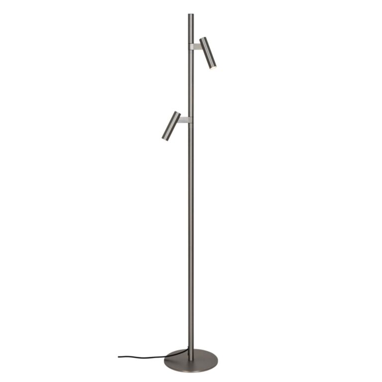 Makoto Gulvlampe Satin Krom