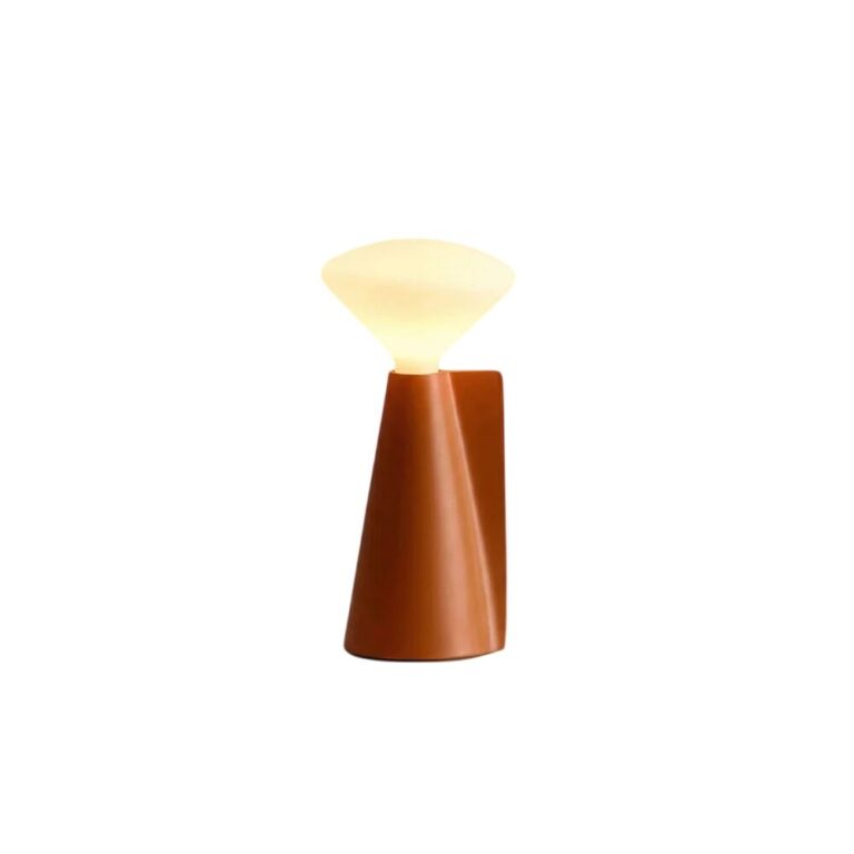 Mantle Transportabel Lampe Claycourt Orange