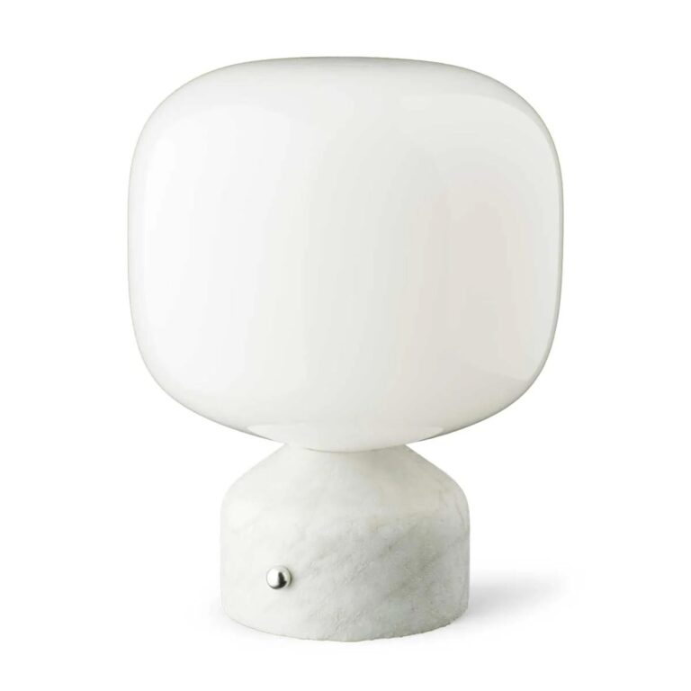 Meemo Transportabel Lampe Hvid Marmor