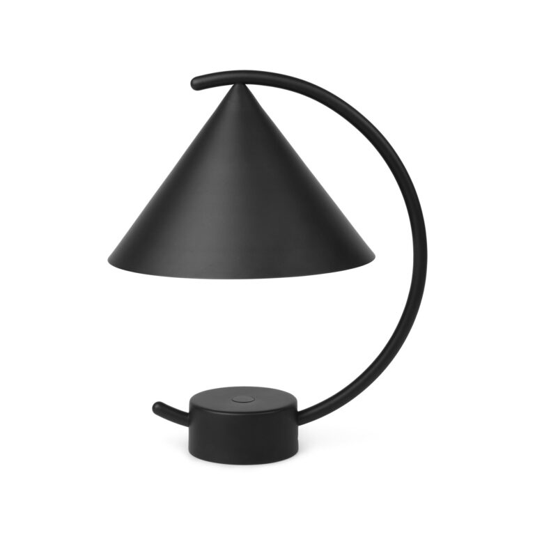 Meridian Transportabel Lampe Sort