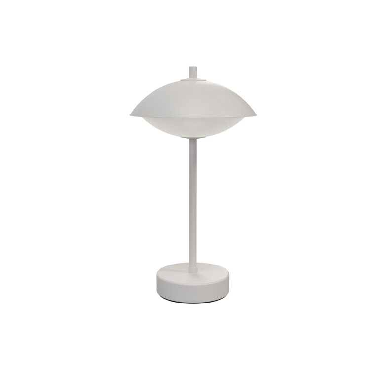 Musling Transportabel Lampe Hvid
