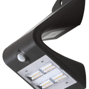 Mylight væglampe med sensor & solcelle - 3,2W