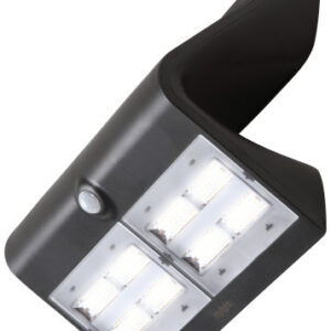 Mylight væglampe med sensor & solcelle - 6,4W