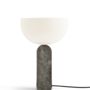 NEW WORKS Kizu Bordlampe Grå Marmor Stor