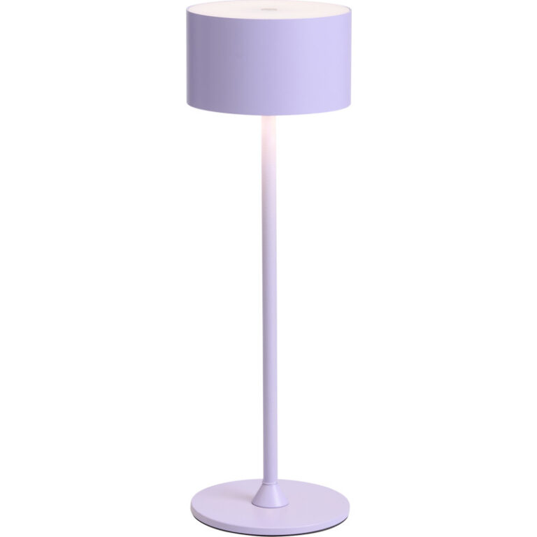 Nielsen Light Bistro genopladelig bordlampe, lilla