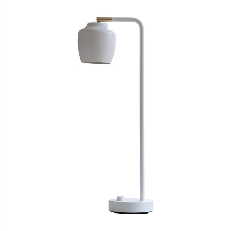 Nola Bordlampe Hvid