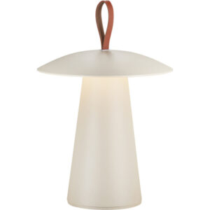 Nordlux Ara To-Go genopladelig udendørs bordlampe, beige