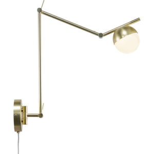 Nordlux Contina væglampe, messing