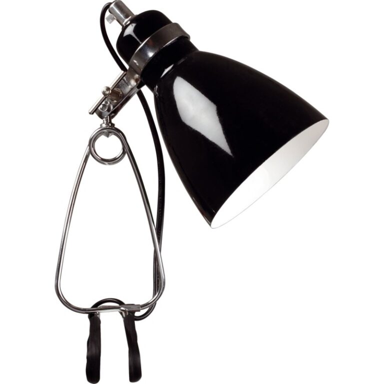 Nordlux Cyclone klemmelampe, sort