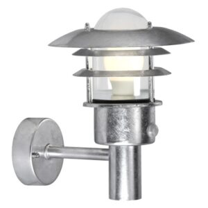 Nordlux Lønstrup 22 Udendørs Væglampe Med Sensor - Galvaniseret