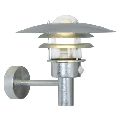 Nordlux Lønstrup 32 Udendørs Væglampe Med Sensor - Galvaniseret