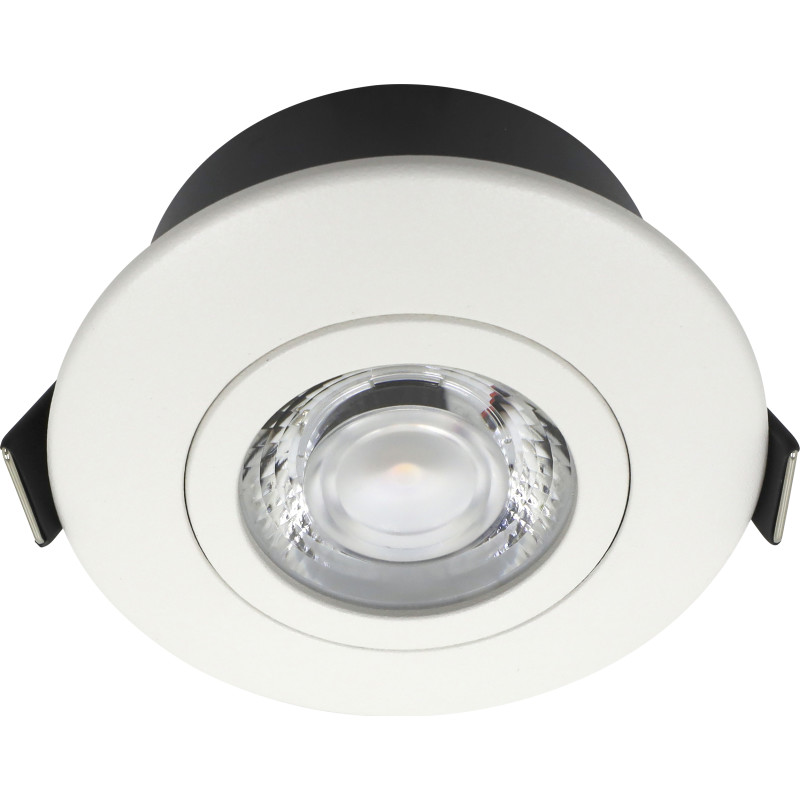 Nordtronic Low Profile Flexible indbygningsspot, Ø7,5 cm, DTW, hvid