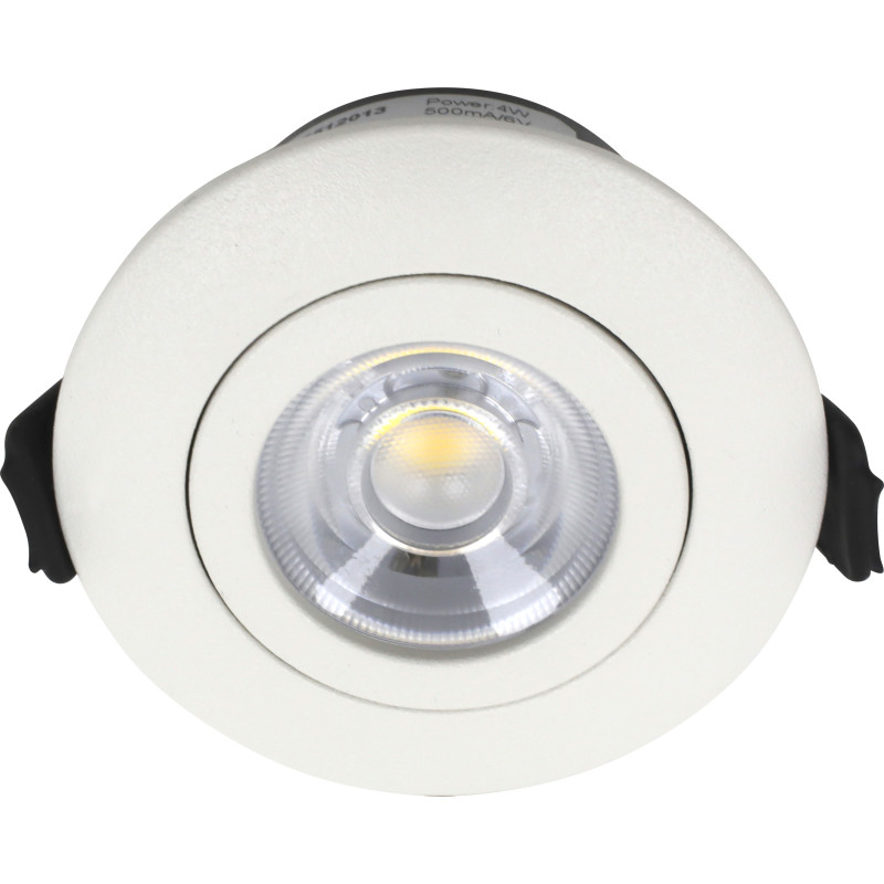 Nordtronic Low Profile Flexible indbygningsspot, driver, Ø5,5 cm, hvid, 3000K