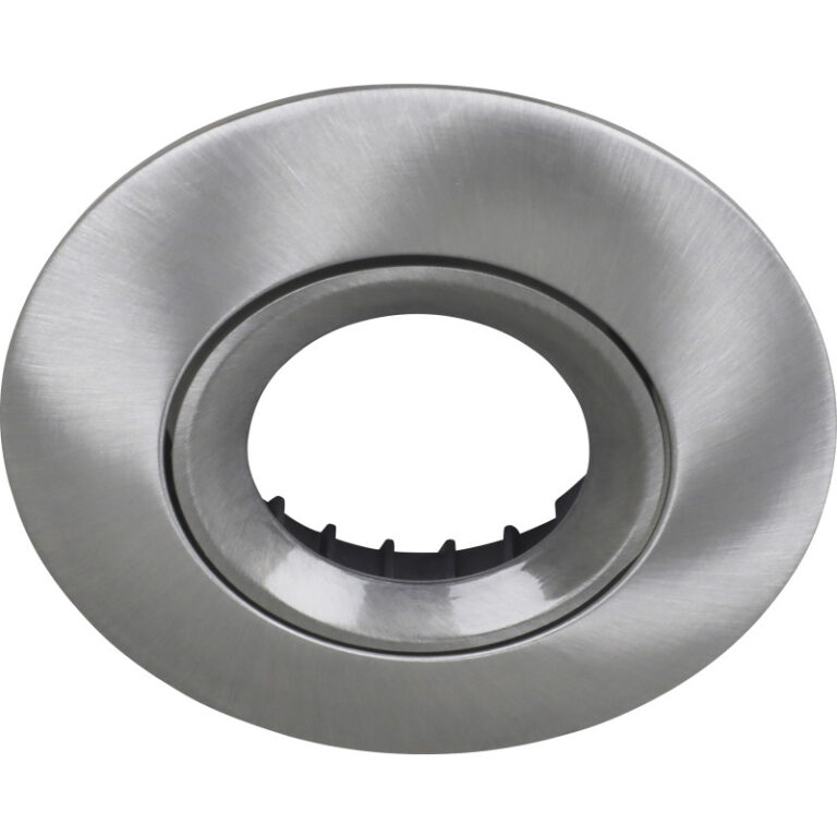 Nordtronic Veli Eco frontring, børstet aluminium