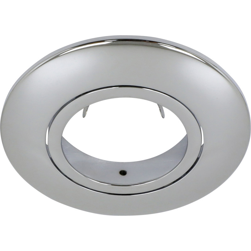 Nordtronic rund front til Quick Install G2 og Uni Install G2 spots, krom