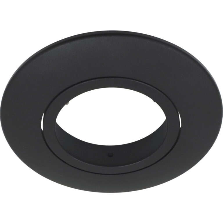 Nordtronic rund front til Quick Install G2 og Uni Install G2 spots, sort
